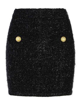 Balmain Minigonna in misto viscosa