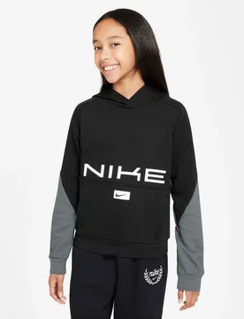 Multi Dri-Fit Kinder Kapuzensweater, schwarz US: S - Nike - FashionsVida