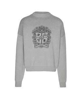 Pullover EMBLEM KNIT grau L herren