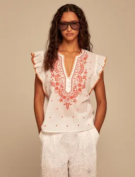 Sfera - Blusa bordado abalorios - Sfera - FashionsVida