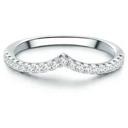 Womens Trilani Female Sterling Silver Ring - Size S