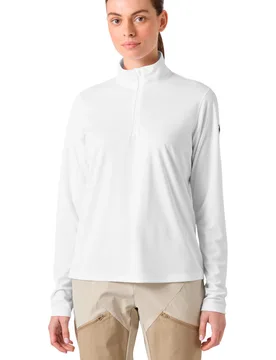 W hh tech 1/2 zip camiseta térmica manga larga mujer Blanco (S) - Helly Hansen - FashionsVida