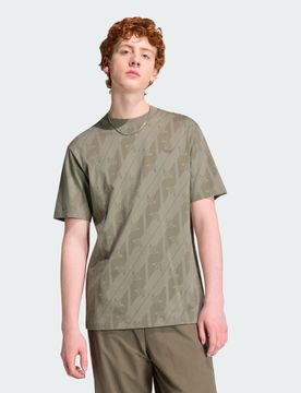 T-SHIRT MONOGRAM AOP XL Silver Pebble