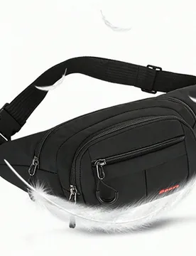 Pieza Riñonera deportiva de gran capacidad y portátil - Ligera con múltiples compartimentos, adecuada para actividades al aire libre, correr, cicli - Shein - FashionsVida