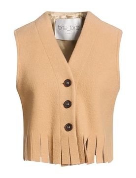 Chaleco sartorial Mujer Camel 0,1,2 Mujer