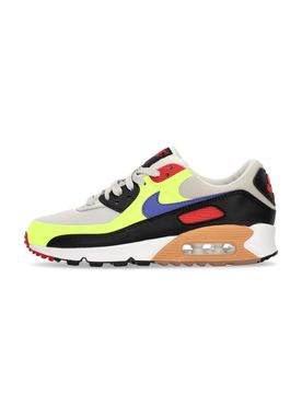 Scarpa Bassa Donna Wmns Air Max 90 Light Bone/lt Ultramarine/volt/black