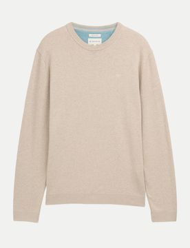 Strickpullover Beige L