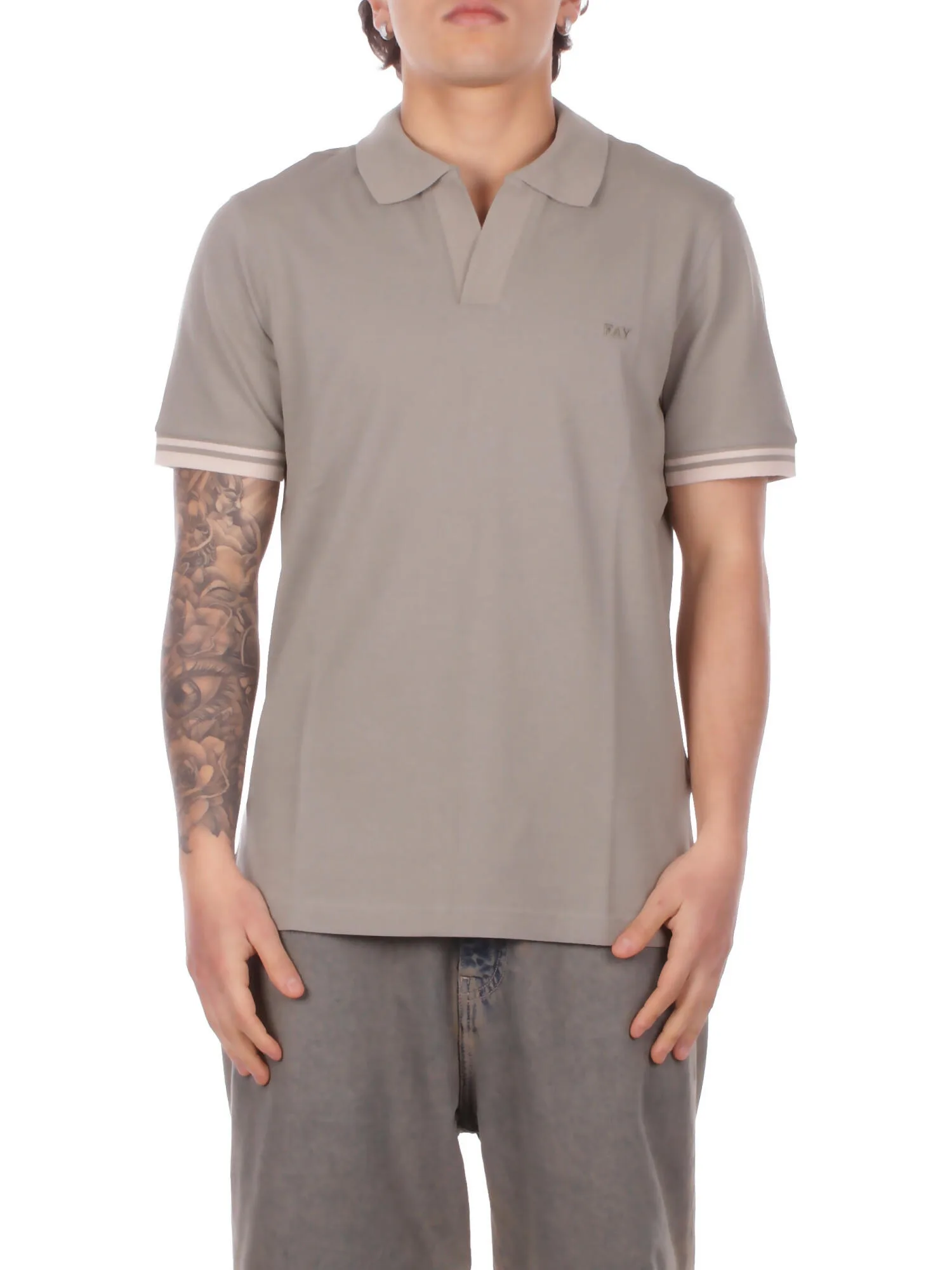 Fay T-shirt e Polo Tortora - Fay - FashionsVida