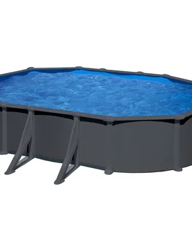 Piscina acero ovalada 610 x 375 x 132 cm - GRE - FashionsVida