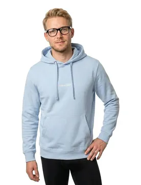 Felpa Con Cappuccio Norrebro Emb Cashmere Blue L