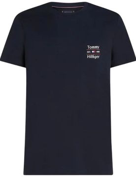 T-shirt blu con stampa MW0MW38622DW5