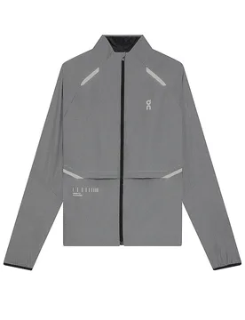 Damen Laufjacke Weather Lumos grau XS W - On - FashionsVida