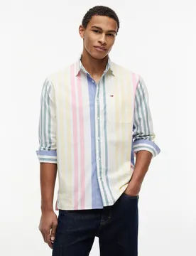 TJM OXFORD FUN STRIPE SHIRT EXT male