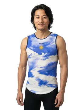 Maglietta Intima Tecnica Senza Maniche Paris-nice 2025 Print - Santini - FashionsVida