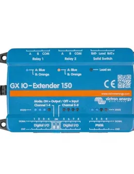 Gx Io Extender 150 Expansion Module Blue 11 x 23 x 145 mm unisex - Victron energy - FashionsVida