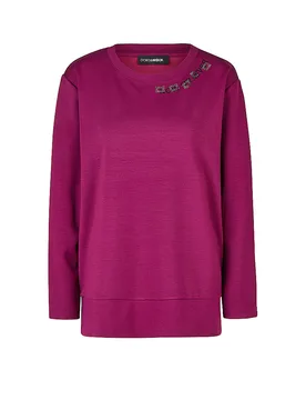 Camiseta de manga larga rosa 50 - Doris Streich - FashionsVida