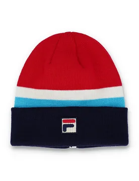 Mase Fine Knit Turnup Beanie - ONE - FILA - FashionsVida