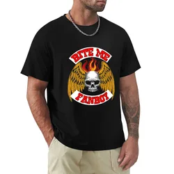Bite Me Fanboy T-Shirt Breathable Basic Cotton T-Shirt
