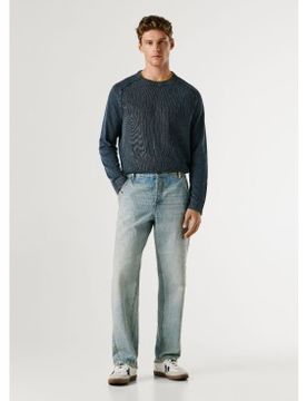 Para hombre. PM2084538 Pantalón Loose Tapered Helix Authentic (32/34), Casual, Algodón, Denim