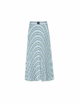 Midi falda azul claro 40