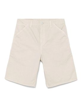 Pantaloncini di cotone a ginocchio singolo