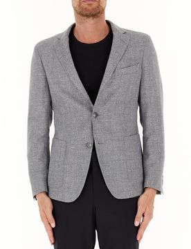 Giacca misto lana BOSS GRIGIO 50