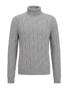 Rollkragenpullover Herren Grau 52,54 Herren