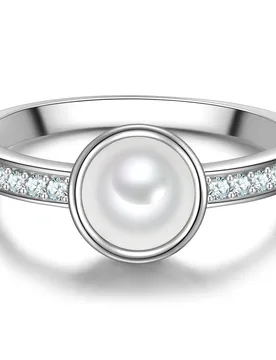 Womens Trilani Female Sterling Silver Ring - Size N - Tresor 1934 - FashionsVida