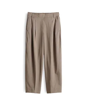 Pantalon de ville METTA marron clair 42 - Opus Pants - FashionsVida