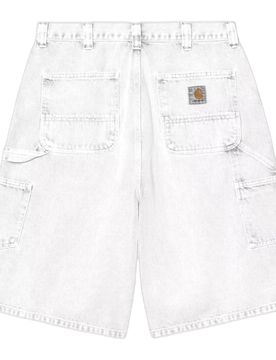Bermuda og single knee short - black chalk wash