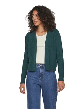 Cardigan Ril Short Ponderosa Pine / Detail Dark Melange S