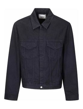 Giacca di jeans con logo circolare