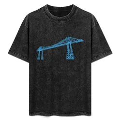 Transporter bridge T-Shirt Plus Size Summer Short Sleeve T-Shirt