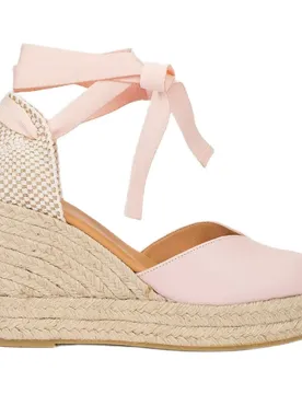 Espadrilles Compensées Aris 37 Pink EU 40