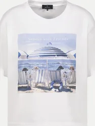 Monari T-Shirt Weiß 44