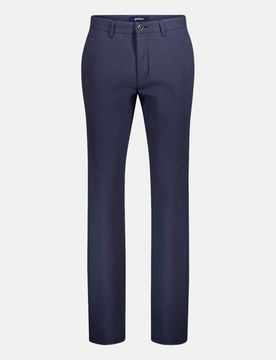 Modern-Fit Hose Flatfront Blau 36/32