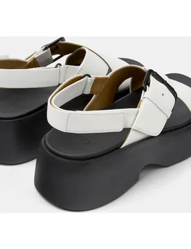 Sandalias de tacón de mujer de piel tasha - Camper - FashionsVida