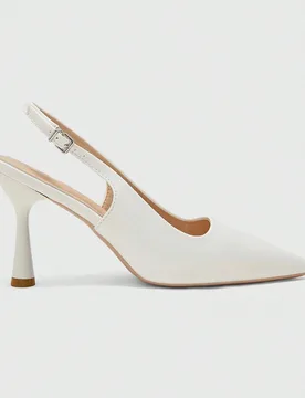 Zapatos de mujer de tacón alto y fino con puntera, de color beige, de moda, sencillos y básicos, versátiles para uso diario, para ir al trabajo o d - Shein - FashionsVida