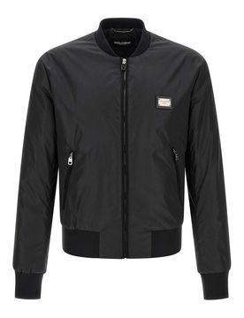 Bomber con placca logo