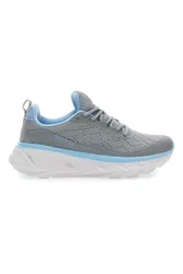 Sneakers grigie con dettagli azzurri RO51038D 37