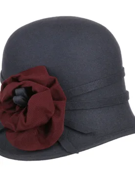 Miola Cloche Fur Felt Hat by - grey - Damen - Size: One Size - Lierys - FashionsVida