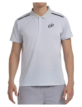 Mirac Short Sleeve Polo Pearl Gray XL - Bullpadel - FashionsVida