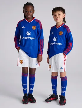 Manchester United Kids 26/27 Away Long Sleeve Jersey 9-10Y - Adidas - FashionsVida