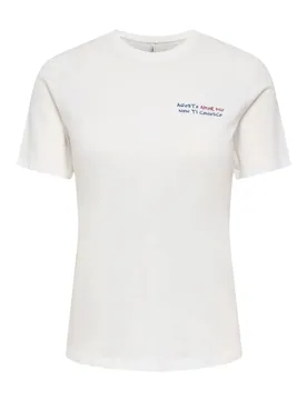 Only Damen T-Shirt Weiß 514669