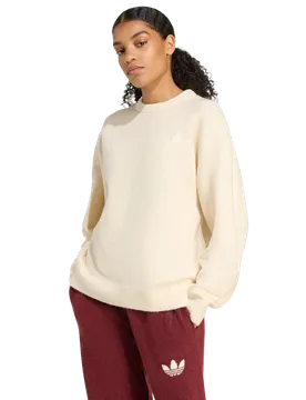 Originals Athletic Dept Sweatshirt Damen Sweatshirts - Weiß - Größe XL (46-48) - Baumwoll-Jersey White XL (46-48) - Adidas - FashionsVida