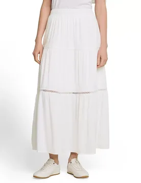 Maxi volant skirt female - M - FashionsVida