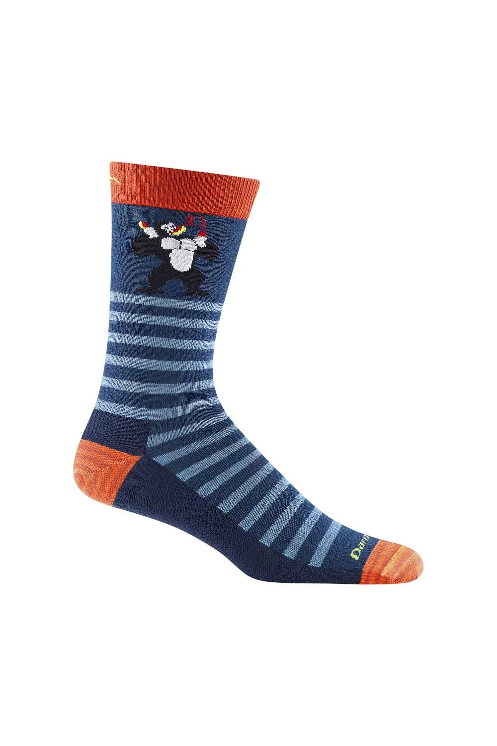 Mens Animal Patterned Crew Seamless Merino Socks - - Size: L - Darn Tough - FashionsVida
