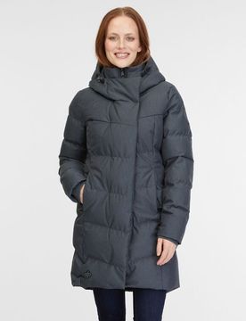 Winterjacke - Pavla - M bis L - für Damen - Größe L - dunkelgrau - Frauen - female