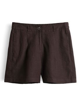Shorts de lino MANDISA RESORT marrón 38