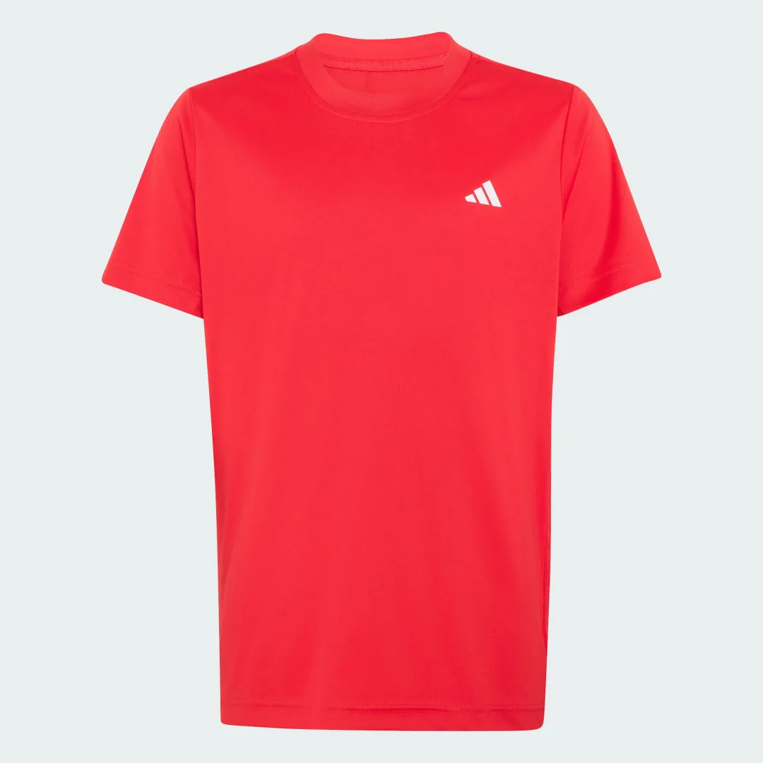 T-shirt da tennis Club Junior 7-8A Pure Ruby - Adidas - FashionsVida